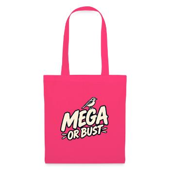 Mega oder Vollgas - Stoffbeutel - Azalea - Vorne