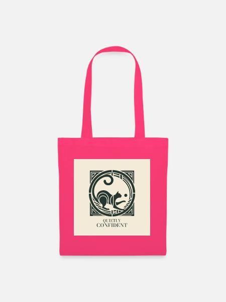 Quietly Confident – Elegante Katze - Stoffbeutel - Azalea