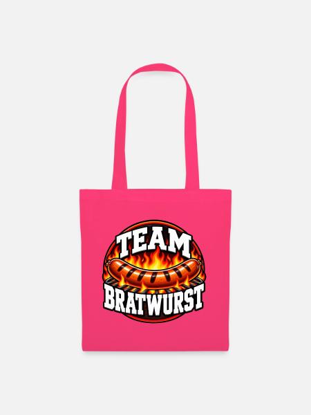 Team Bratwurst – Lustiges Grill Design - Stoffbeutel - Azalea