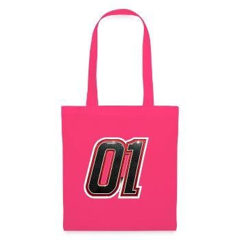 01 Carbon Racing Emblem - Stoffbeutel - Azalea - Vorne