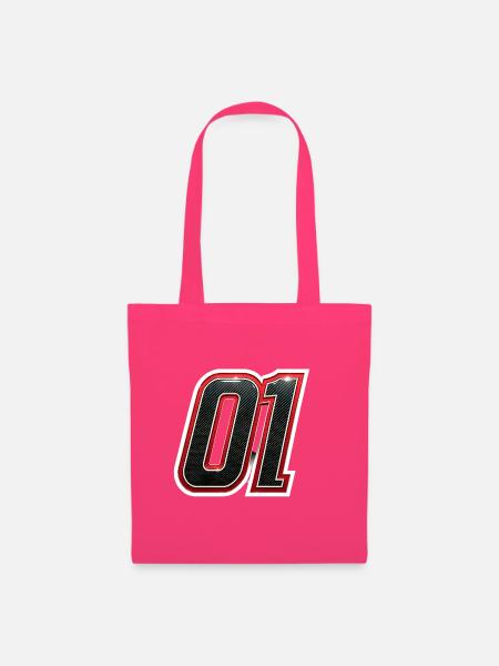 01 Carbon Racing Emblem - Stoffbeutel - Azalea