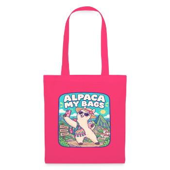 Alpaka My Bags Reisealpaka - Stoffbeutel - Azalea - Vorne