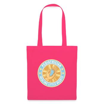 Kinderarzt Heilung Kleine Herzen Abzeichen Geschenk - Stoffbeutel - Azalea - Vorne