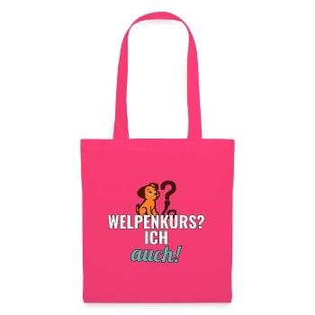 Geschenk zum Welpenkurs für neue Hundebesitzer - Stoffbeutel - Azalea - Vorne