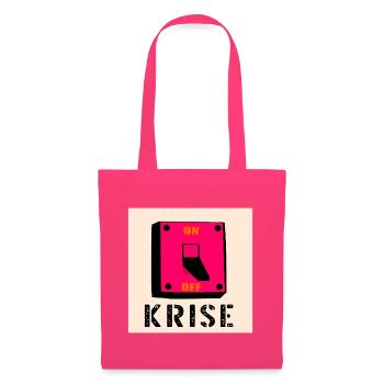 Krisen Schalter - Stoffbeutel - Azalea - Vorne