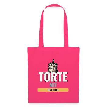 Geschenk für Hobbybäcker mit ihrem ersten Festtags - Stoffbeutel - Azalea - Vorne