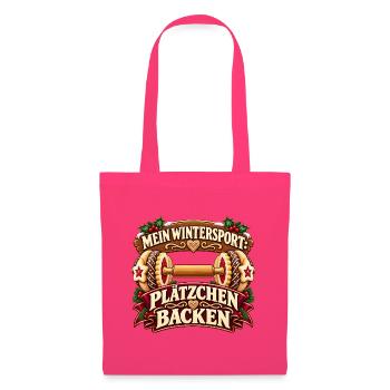 Mein Wintersport: Plätzchen backen - Stoffbeutel - Azalea - Vorne