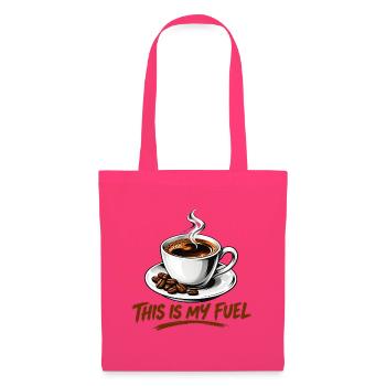 Das ist meine Fuel Classic Kaffeetasse - Stoffbeutel - Azalea - Vorne