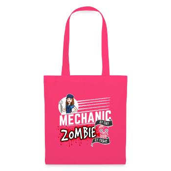 Mechanic by day Zombie by night - Mechanikerin - Stoffbeutel - Azalea - Vorne