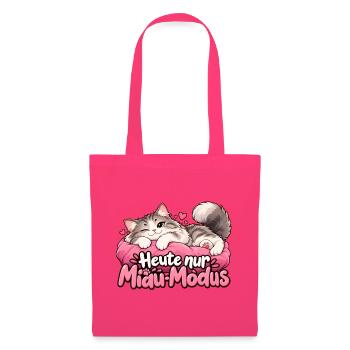 Heute nur Miau-Modus - Stoffbeutel - Azalea - Vorne