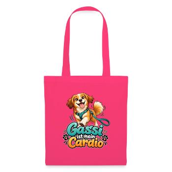 Gassi ist mein Cardio - Stoffbeutel - Azalea - Vorne