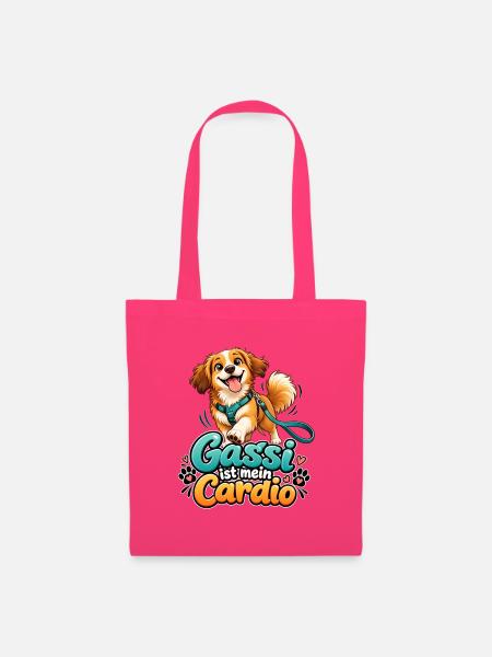 Gassi ist mein Cardio - Stoffbeutel - Azalea