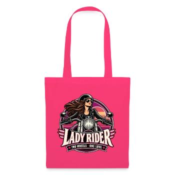 Lady Rider Motorradheldin - Stoffbeutel - Azalea - Vorne