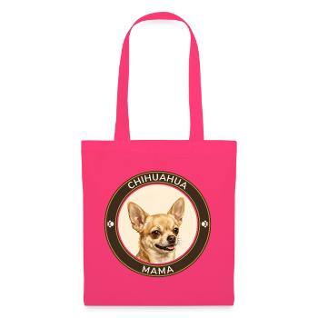 Chihuahua-Mama Porträt - Stoffbeutel - Azalea - Vorne