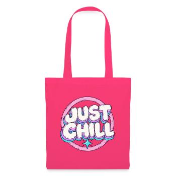 Just Chill Pastell Circle - Stoffbeutel - Azalea - Vorne