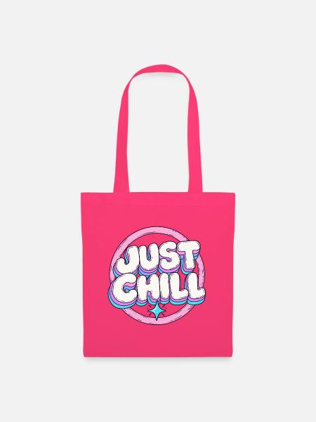 Just Chill Pastell Circle - Stoffbeutel - Azalea