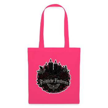Fröhliche Finsternis Adventskranz Gothic Shirt - Stoffbeutel - Azalea - Vorne