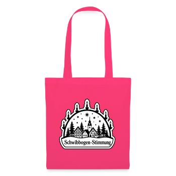 Schwibbogen Stimmung Erzgebirge Weihnachten Shirt - Stoffbeutel - Azalea - Vorne