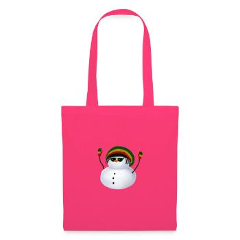 Rasta Schneemann - Mit Sonnenbrille - Stoffbeutel - Azalea - Vorne
