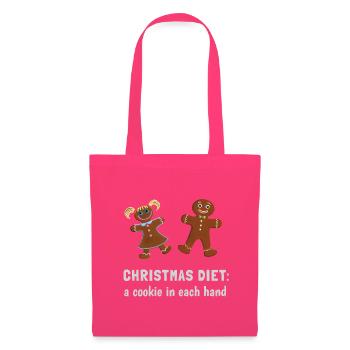 Christmas Diet - Lebkuchen Paar - Stoffbeutel - Azalea - Vorne