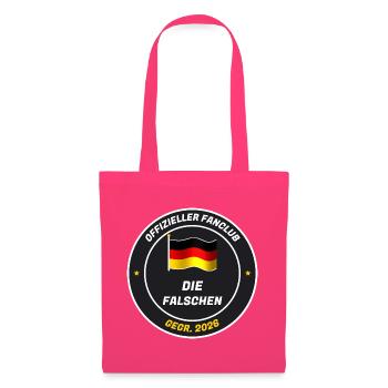 Offizieller Fanclub der Falschen - gegr. 2026 - Stoffbeutel - Azalea - Vorne