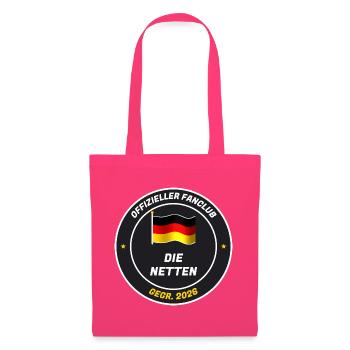Offizieller Fanclub der Netten - gegr. 2026 - Stoffbeutel - Azalea - Vorne