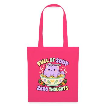Full of Soup Zero Thoughts - Stoffbeutel - Azalea - Vorne