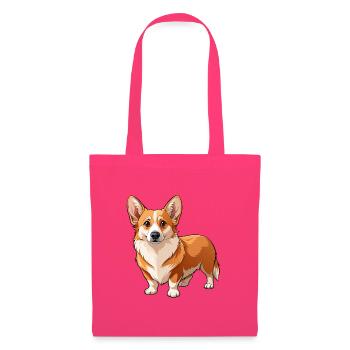 Walisischer Corgi-Hund - Stoffbeutel - Azalea - Vorne