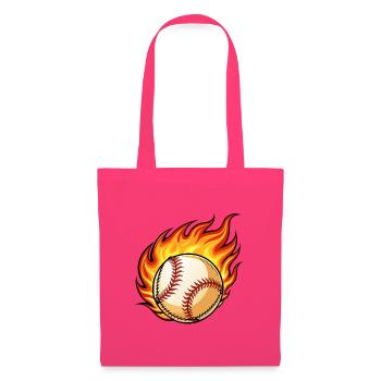 Flaming BaseBall - Stoffbeutel - Azalea - Vorne