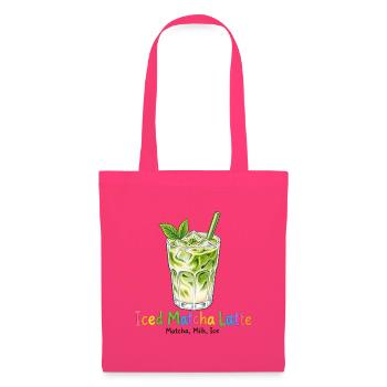 Iced Matcha Latte – Grüner Eistee mit Milch - Stoffbeutel - Azalea - Vorne