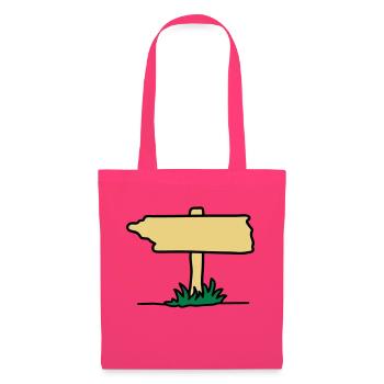 schild_3c - Tote Bag - azalea - Front