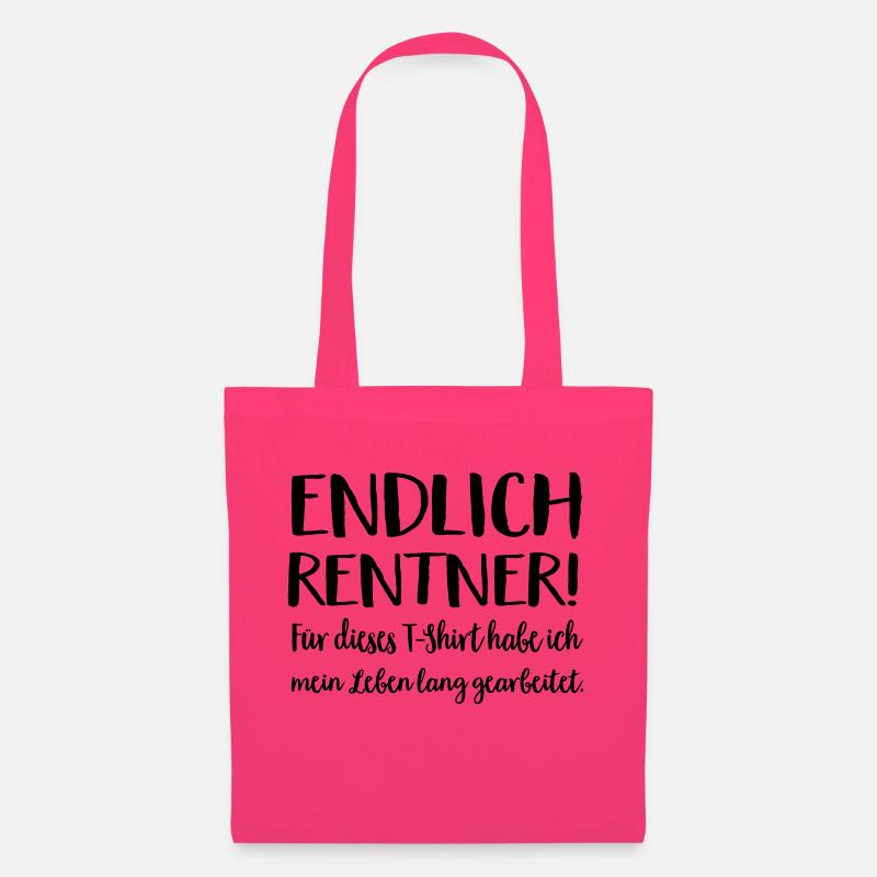 Rentner - Stoffbeutel - Azalea