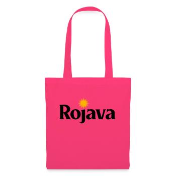 Soleil kurde du Rojava - Sac en tissu - rose azalée - Devant