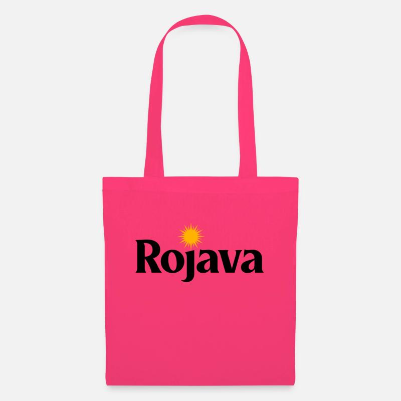 Soleil kurde du Rojava - Sac en tissu - rose azalée