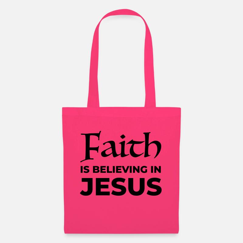 Glaube an Jesus - Stoffbeutel - Azalea