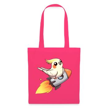 Calopsitte (18) - Sac en tissu - rose azalée - Devant
