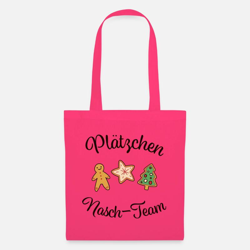 "PLÄTZCHEN - NASCH - TEAM" Weihnachten backen - Stoffbeutel - Azalea