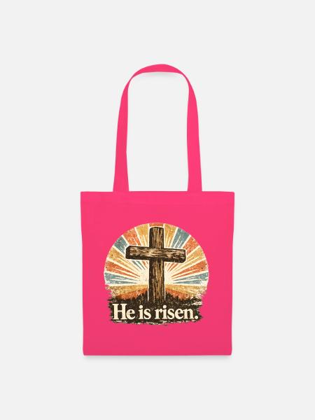 He Is Risen - Stoffbeutel - Azalea