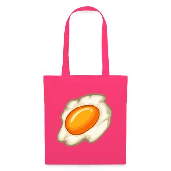 Sunny Fried Egg Illustration - Stoffbeutel - Azalea - Vorne