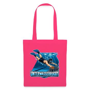 Unterwasser Rugby Action-Illustration - Stoffbeutel - Azalea - Vorne