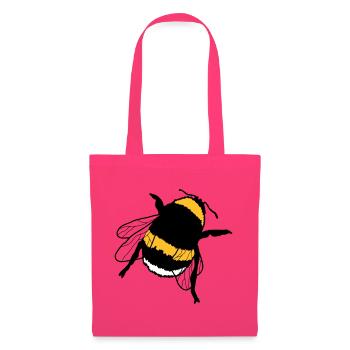 bourdon - Sac en tissu - rose azalée - Devant