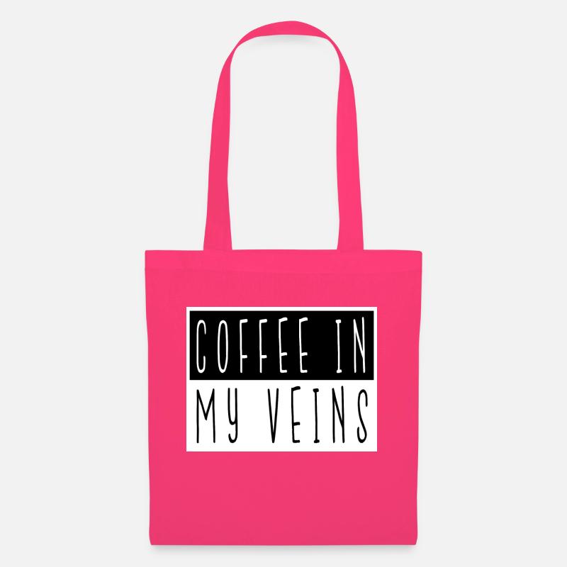 statement caffeine funny quote coffee lover - Stoffbeutel - Azalea