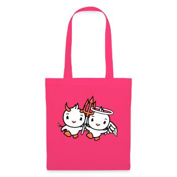 Birds Angel Sky Devil Horns Satan Hell Evil - Tote Bag - azalea - Front