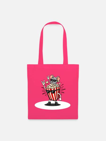 Popcorn Maus Rock Kostüm Lustig - Stoffbeutel - Azalea