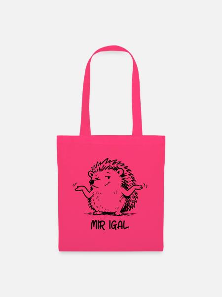 Igel egal - Mir igal - Stoffbeutel - Azalea