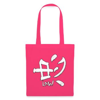 Loyalitätsbürsten-Logo - Stoffbeutel - Azalea - Vorne