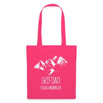 Arlberg Skifahren - Stoffbeutel - Azalea - Vorne