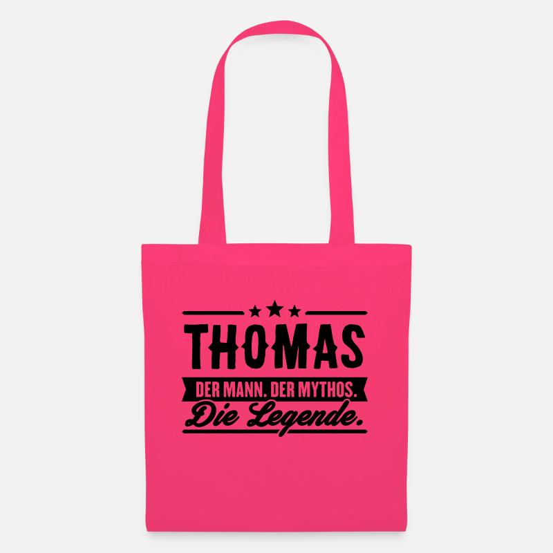 Man Myth Legend Thomas - Tote Bag - azalea