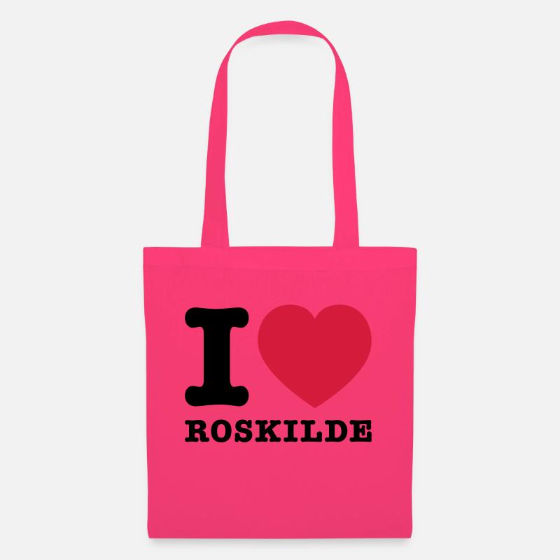 I Love Roskilde 2 - Stoffbeutel - Azalea