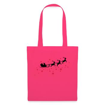 Christkind mit Schlitten am Sternenhimmel - Stoffbeutel - Azalea - Vorne